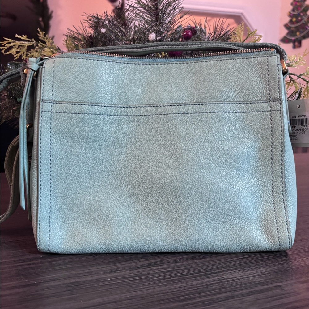 NWT Fossil Leather Crossbody Bag